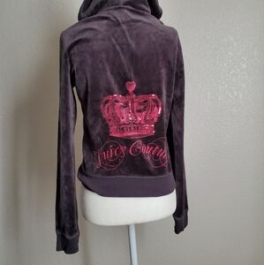 Vintage Juicy Couture Matching Tracksuit Dark Grey S/L Y2K